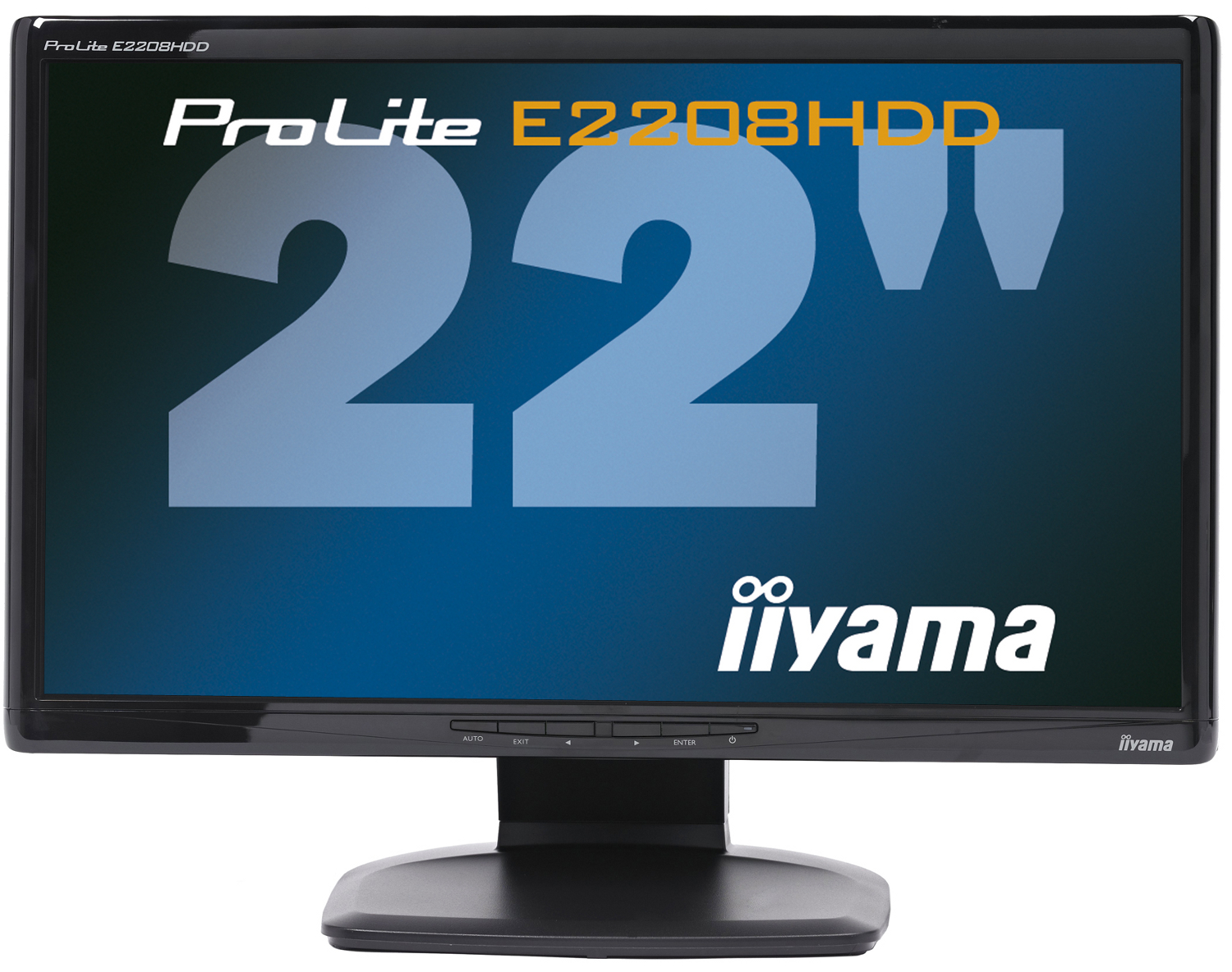 Monitor iiyama E2208HDD, 22 Inch Full HD, VGA, DVI, Grad A-