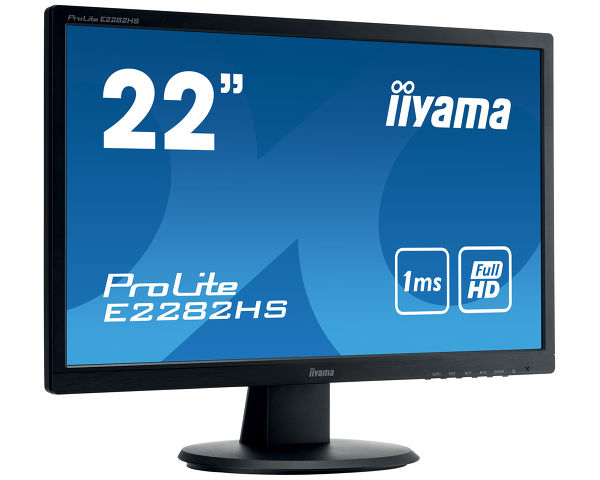 Monitor Second Hand Iiyama E2282HS, 22 Inch Full HD, VGA, DVI, HDMI