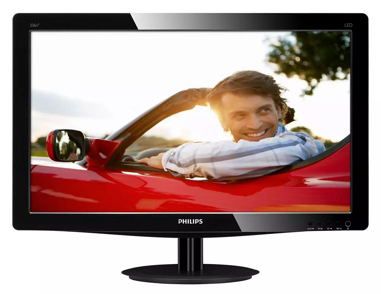Monitor Philips 236V3L, 23 Inch Full HD LED, VGA, DVI