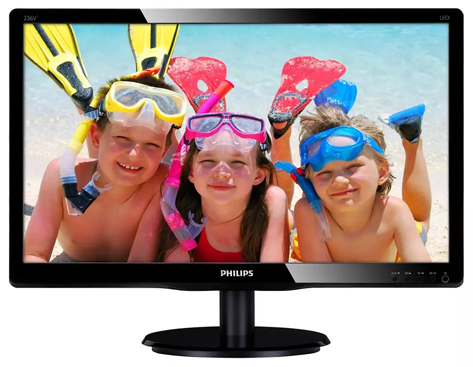 Monitor Philips 236V4L, 23 Inch Full HD LED, VGA, DVI