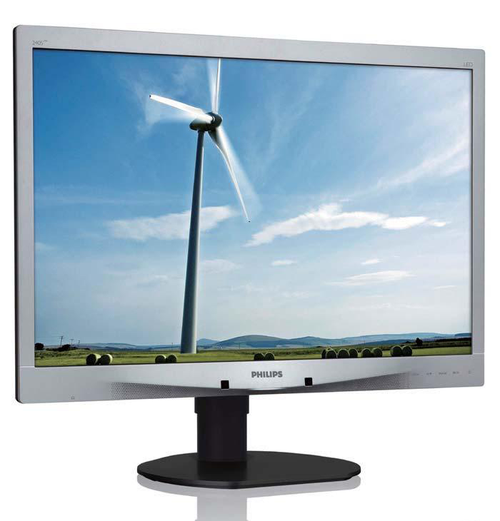 Monitor Second Hand PHILIPS 241B4L, 24 Inch Full HD LCD, VGA, DVI