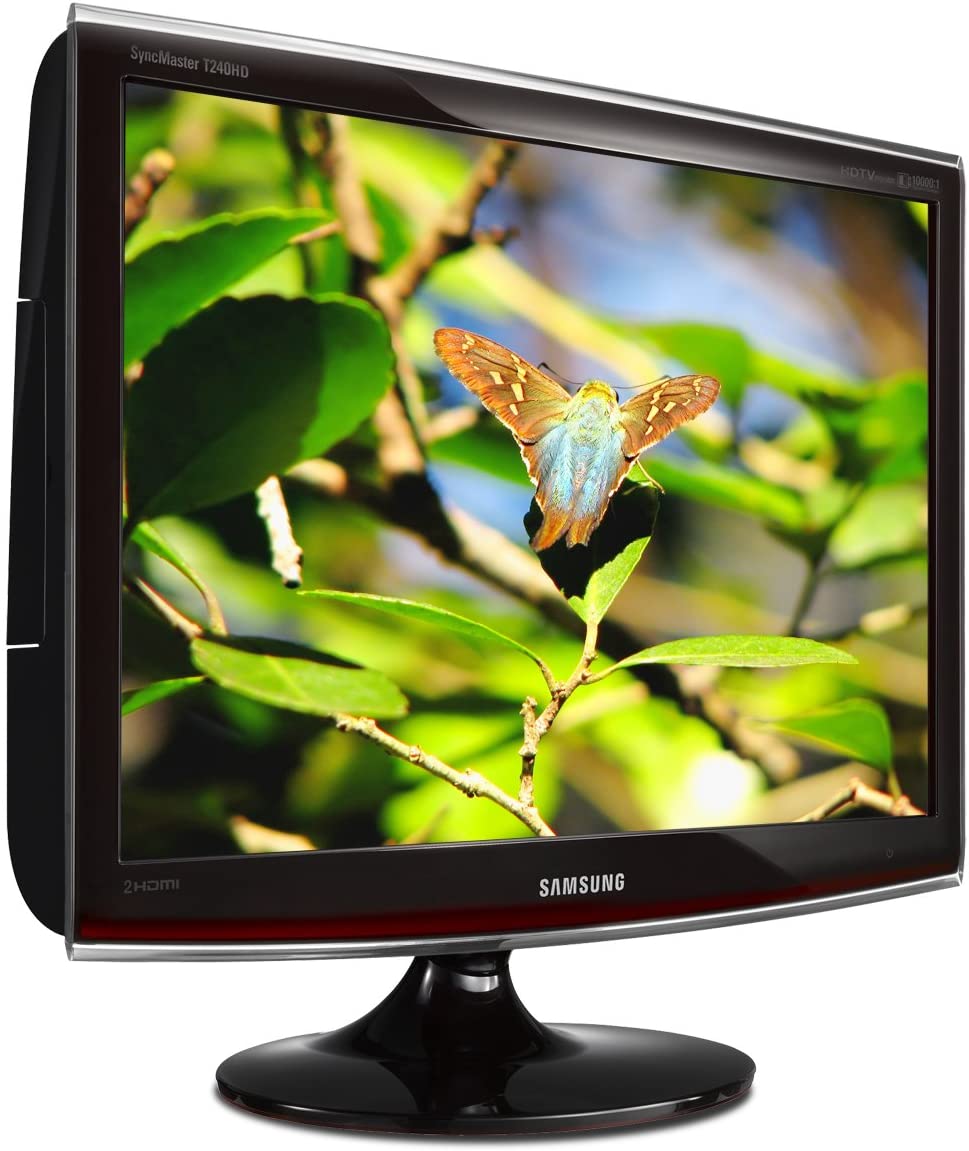 Monitor Samsung SyncMaster T240, 24 Inch LCD, 1920 x 1200, VGA, DVI, HDMI, Fara Picior 1200 imagine noua 2022