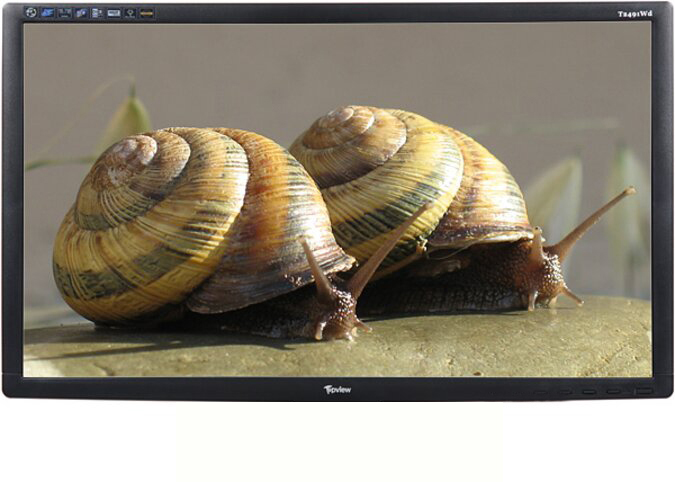 Monitor Second Hand TopView T2491WD, 24 Inch Full HD LCD, VGA, DVI, Fara picior DVI imagine noua 2022