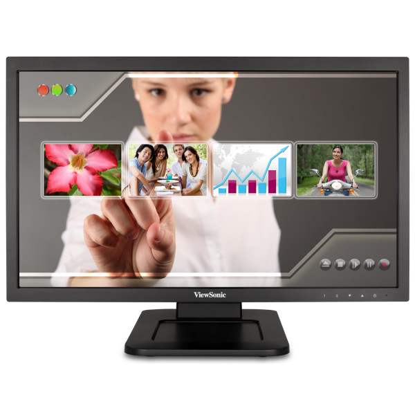 Monitor viewsonic td2220, 22 inch full hd led, vga, dvi, usb, fara picior