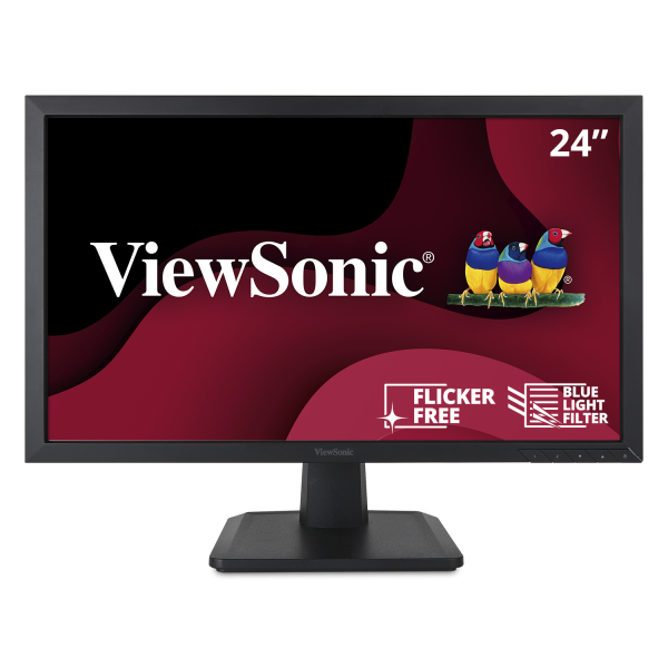 Monitor VIEWSONIC VA2452, 24 Inch Full HD MVA, VGA, DVI, DisplayPort, Grad A- interlink.ro imagine noua 2022