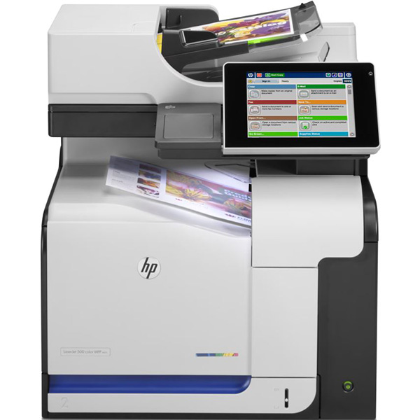 Multifunctionala Second Hand Laser Color HP LaserJet Enterprise 500 M575dn MFP, A4, 30ppm, Copiator, Scanner, Duplex, 1200 x 1200 dpi, Retea, USB