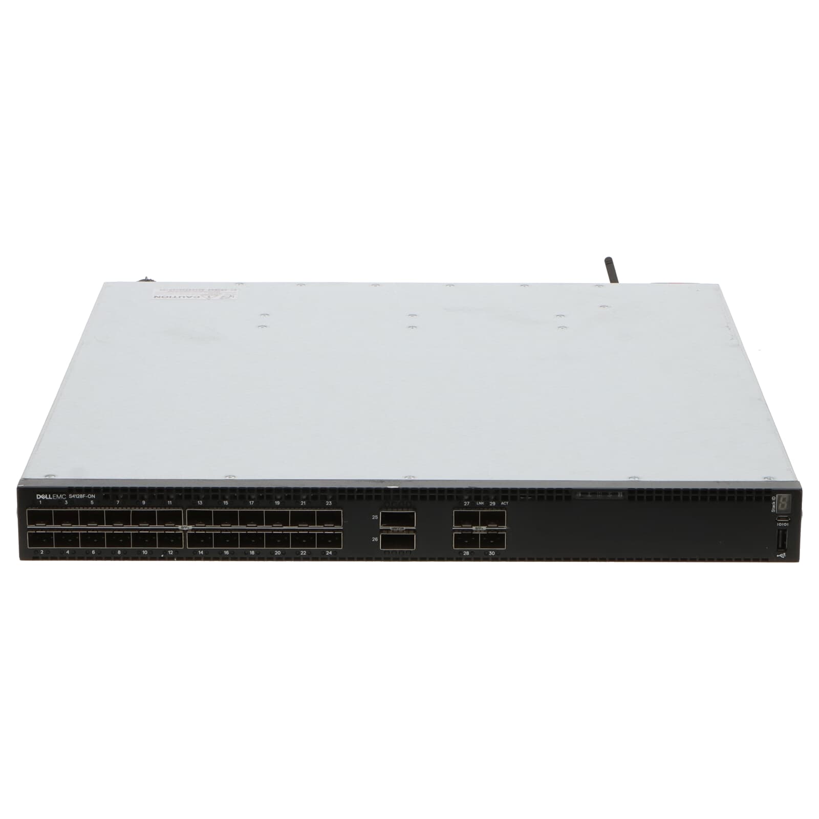 Switch Refurbished Dell EMC S4128F-ON, 28xSFP+ 10GbE + 2xQSFP 100GbE