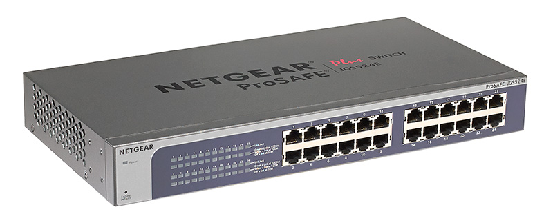 Switch NETGEAR ProSafe Plus JGS524E, Managed, 24 porturi Gigabit