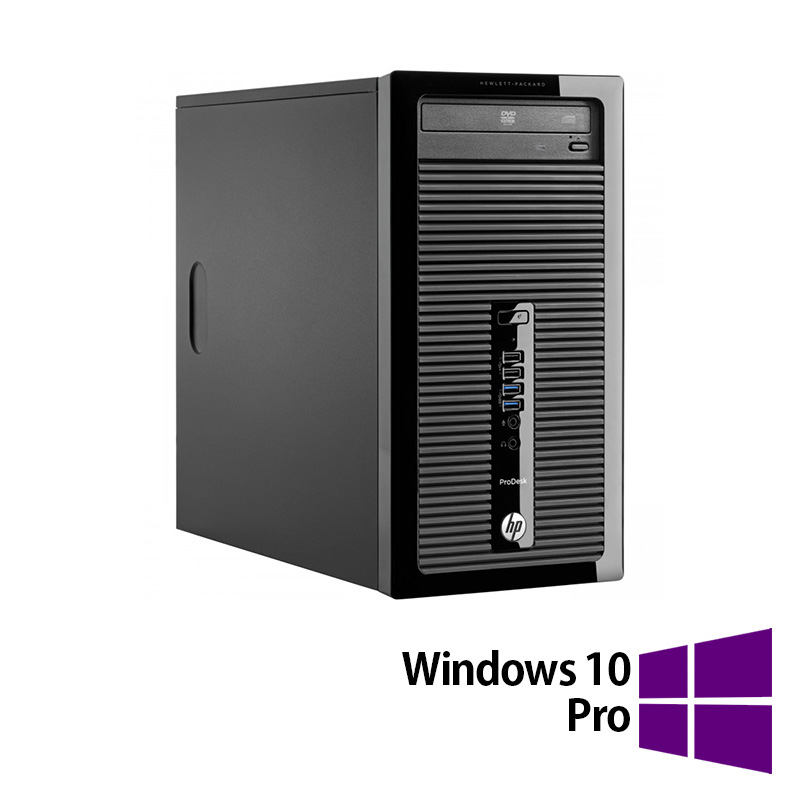 Pc Refurbished Hp 400 G1 Tower, Intel Core I5-4570 3.20ghz, 8gb Ddr3, 240gb Ssd, Dvd-rw + Windows 10 Pro