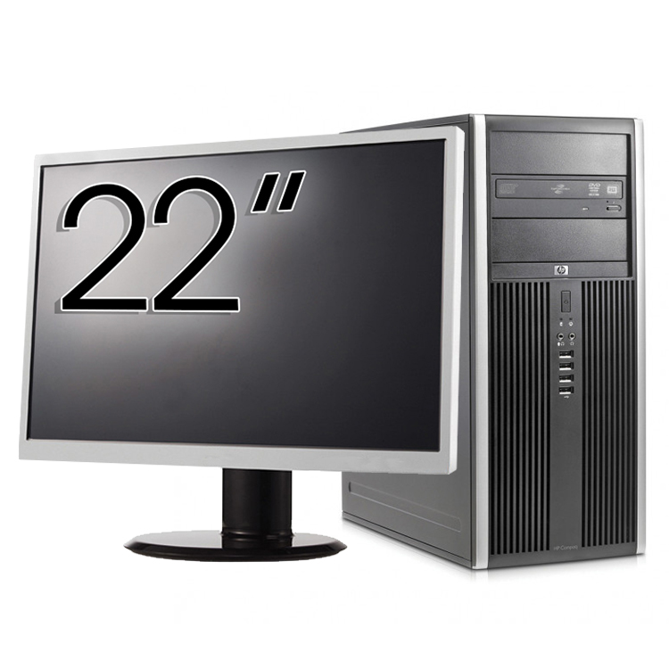 Calculator hp 8200 tower, intel core i5-2400 3.10ghz, 8gb ddr3, 500gb sata, geforce gt210 512mb ddr3, dvd-rom + monitor 22 inch (top sale!)