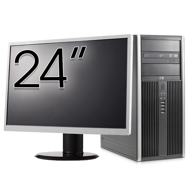Calculator hp 8200 tower, intel core i5-2400 3.10ghz, 8gb ddr3, 120gb ssd, radeon hd7450 1gb ddr3, dvd-rom + monitor 24 inch (top sale!)