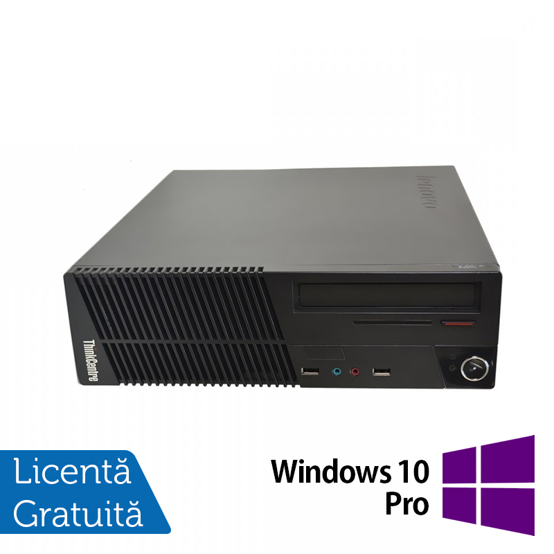 Calculator Lenovo Thinkcentre M71e Sff, Intel Core I5-2400 3.10ghz, 4gb Ddr3, 250gb Sata, Dvd-rom + Windows 10 Pro