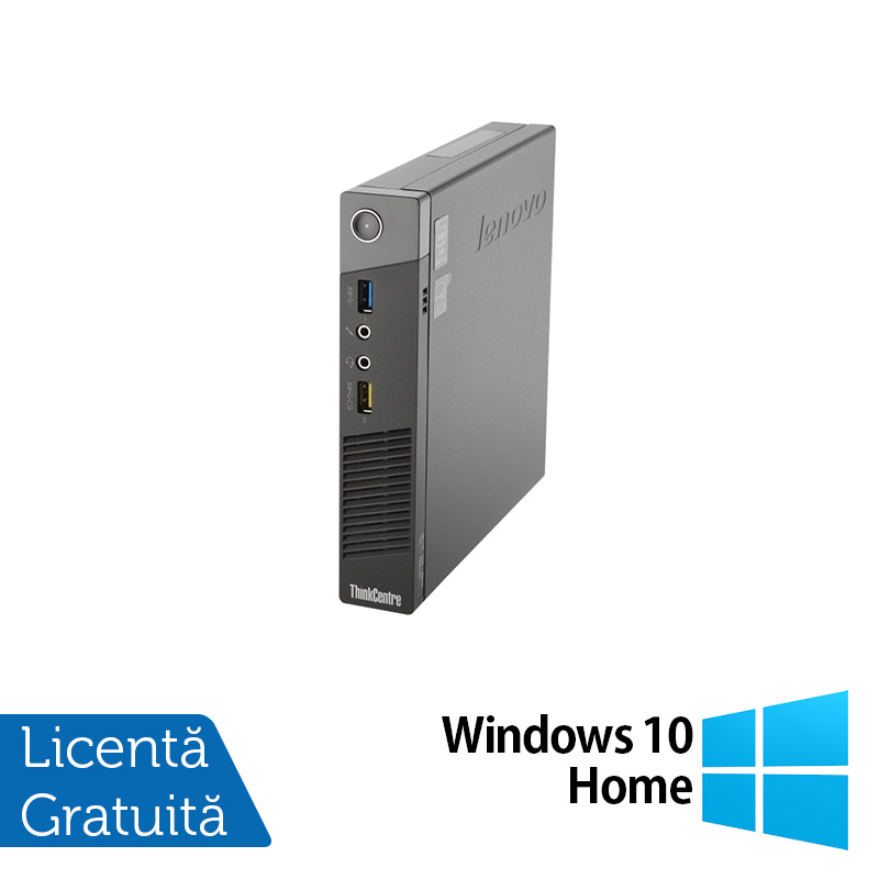 Calculator lenovo thinkcentre m93 usdt, intel core i5-4570t 2.90ghz, 4gb ddr3, 500gb sata + windows 10 home
