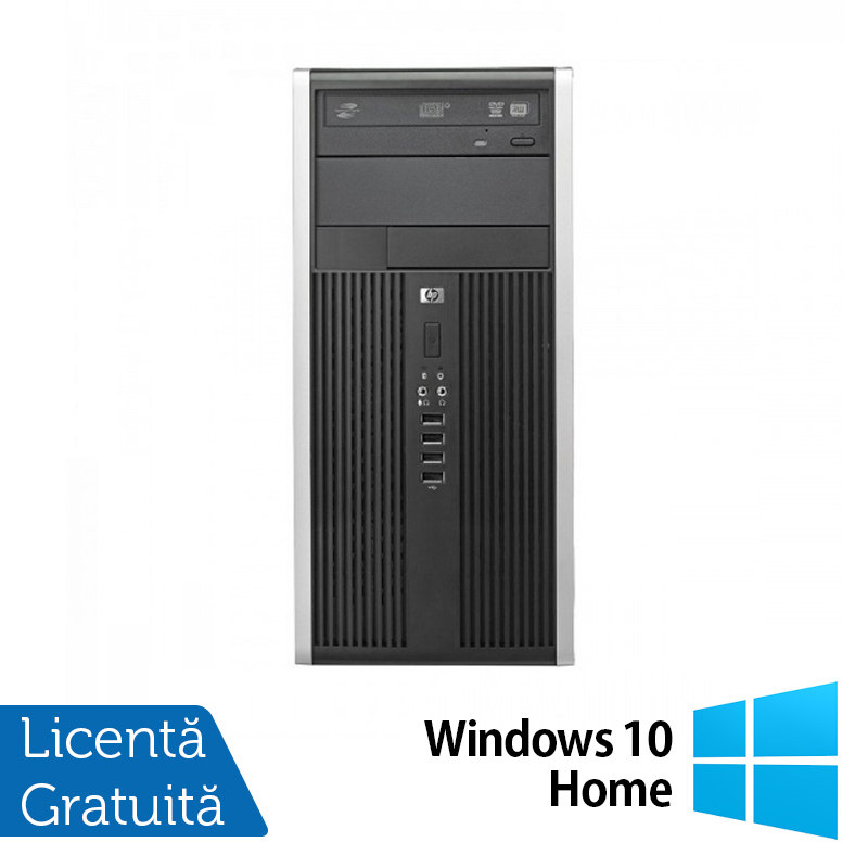 Calculator hp 6300 pro tower, intel pentium g640 2.80ghz, 4gb ddr3, 250gb sata, dvd-rw + windows 10 home