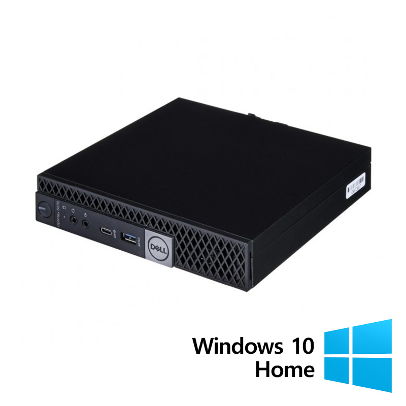 Calculator Refurbished DELL OptiPlex 5070 Mini, Intel Pentium Gold G5600T 3.30GHz, 8GB DDR4, 256GB SSD + Windows 10 Home