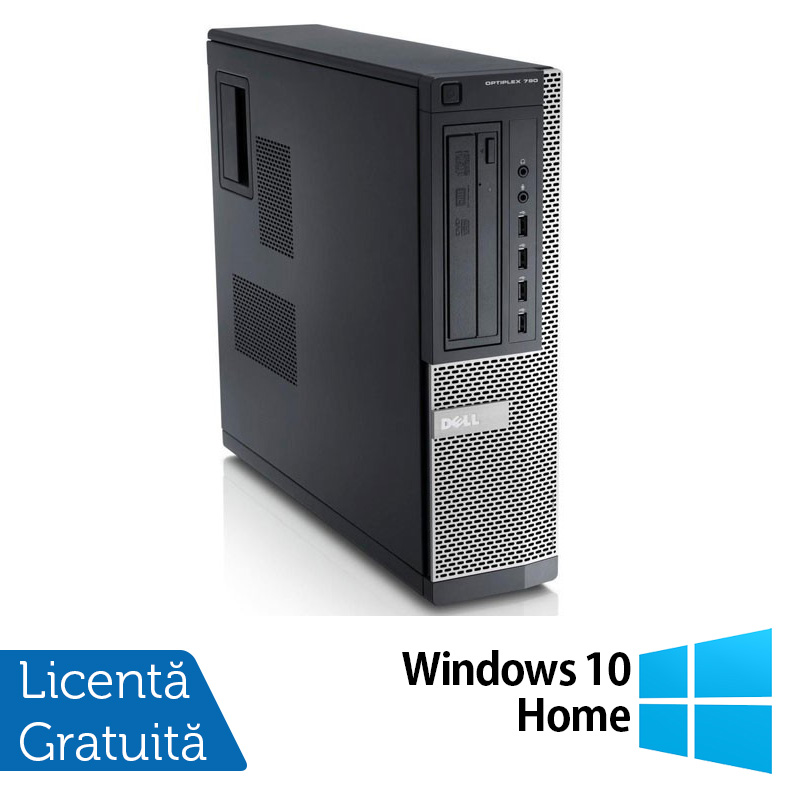 Calculator DELL GX790 Desktop, Intel Core i3-2120 3.30GHz, 4GB DDR3, 250GB SATA + Windows 10 Home