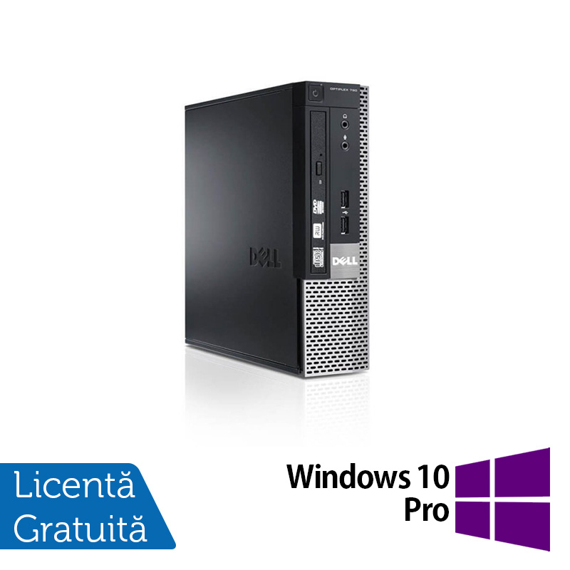 Dell OptiPlex 790 USFF, Intel Core i3-2100 3.10GHz, 4GB DDR3, 250GB SATA + Windows 10 Pro