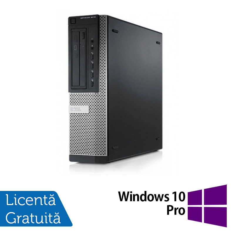 PC Refurbished DELL OptiPlex 9010 Desktop, Intel Core i5-3570 3.40GHz, 8GB DDR3, 240GB SSD, DVD-ROM + Windows 10 Pro