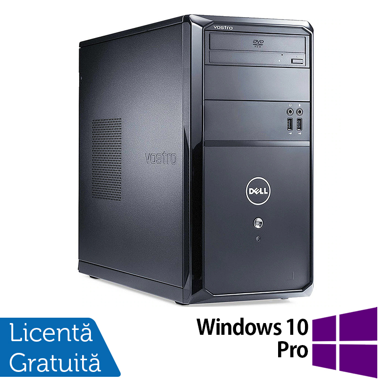 Calculator refurbished dell vostro 260 tower, intel core i5-2400 3.10ghz, 8gb ddr3, 500gb hdd + windows 10 pro