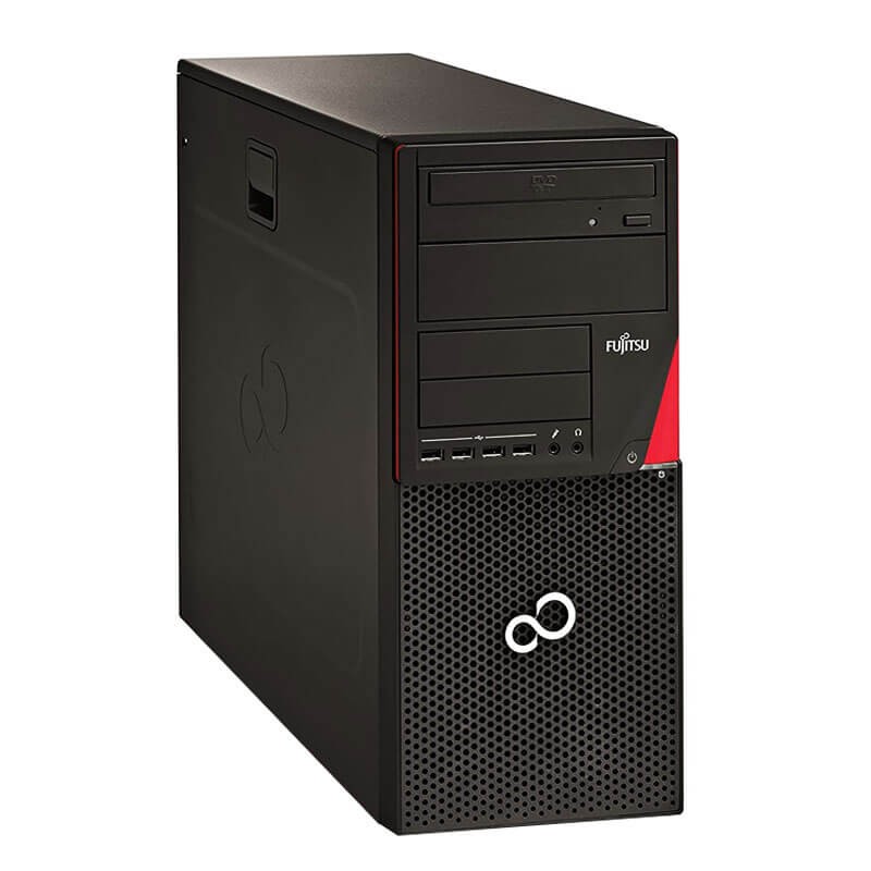 Calculator second hand fujitsu esprimo p956 tower, intel core i3-6100 3.70ghz, 8gb ddr4, 500gb hdd, dvd-rw