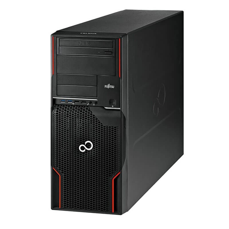 Workstation FUJITSU CELSIUS W520, Intel Core i3-2120 3.30GHz, 4GB DDR3, 250GB SATA, DVD-RW