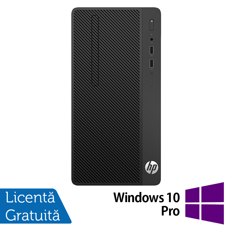 PC Refurbished HP 290 G1 Tower, Intel Core i3-7100 3.90GHz, 16GB DDR4, 240GB SSD, DVD-RW + Windows 10 Pro