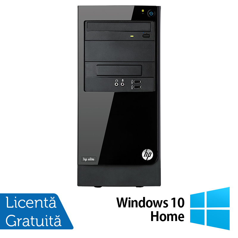 Calculator HP Elite 7500 Tower, Intel Core i5-3470 3.20GHz, 4GB DDR3, 500GB SATA, DVD-RW + Windows 10 Home