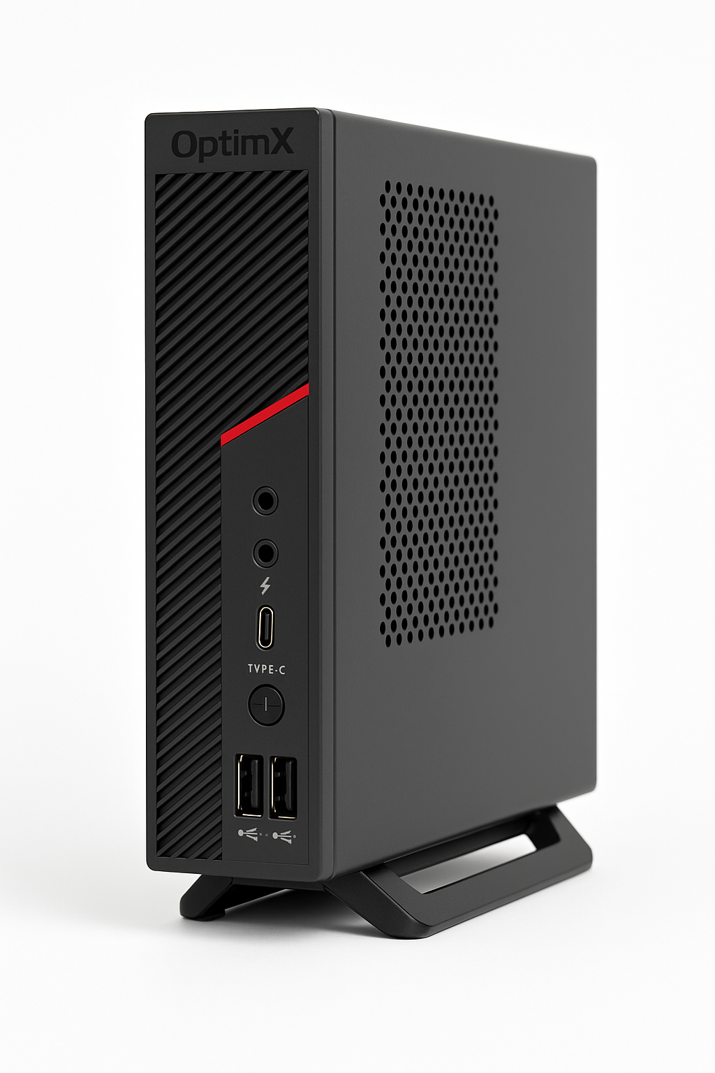 Calculator Nou OptimX T100 Mini, Intel Core i3-8100 3.60GHz, 8GB DDR4, 256GB SSD, Wi-Fi, Bluetooth (similar Lenovo)