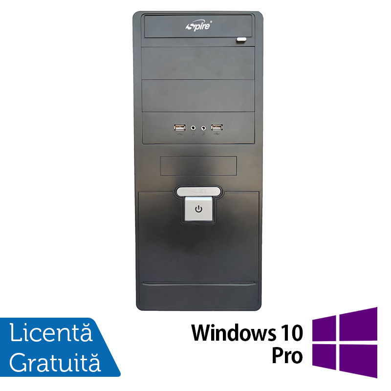 Pc refurbished spire ga-p61-s3-b3, intel core i3-2100 3.10ghz, 8gb ddr3, 500gb sata, placa video leadtek winfast px9500gt 1gb + windows 10 pro
