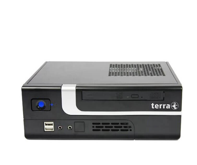 Calculator Second Hand Terra Mini PC, Intel Core i3-7100 3.90GHz, 8GB DDR4, 256GB SSD, DVD-ROM