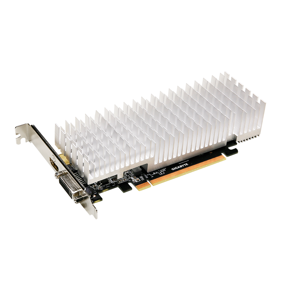 Placa video Gigabyte GeForce GT 1030, 2GB GDDR5, HDMI, DVI, Low Profile bracket inclus, Racire Pasiva