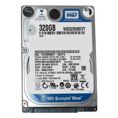Hdd 320 gb 2.5" laptop