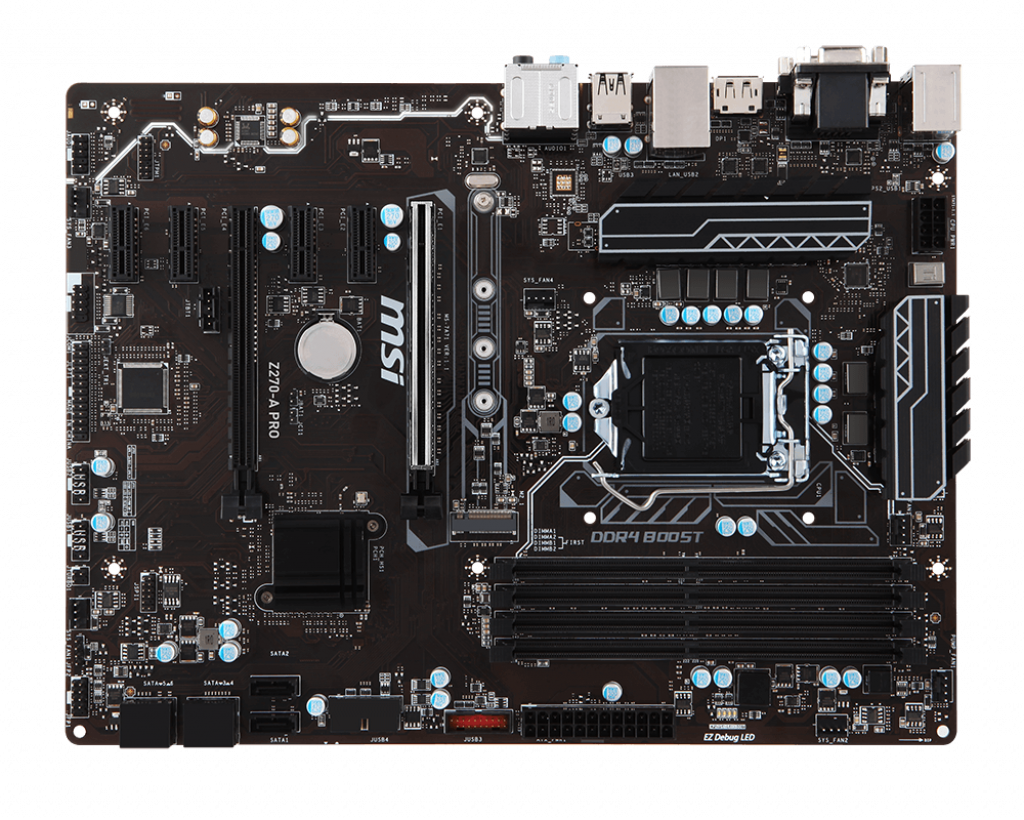 Placa de baza msi z270a-pro, socket 1151