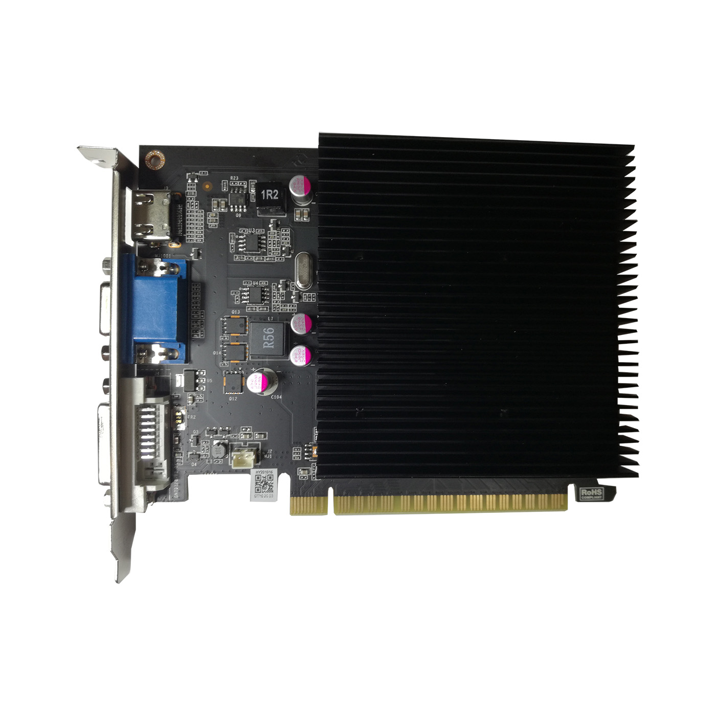 Placa video Elsa GeForce GT 710, 2GB DDR3, HDMI, DVI, VGA, Racire Pasiva