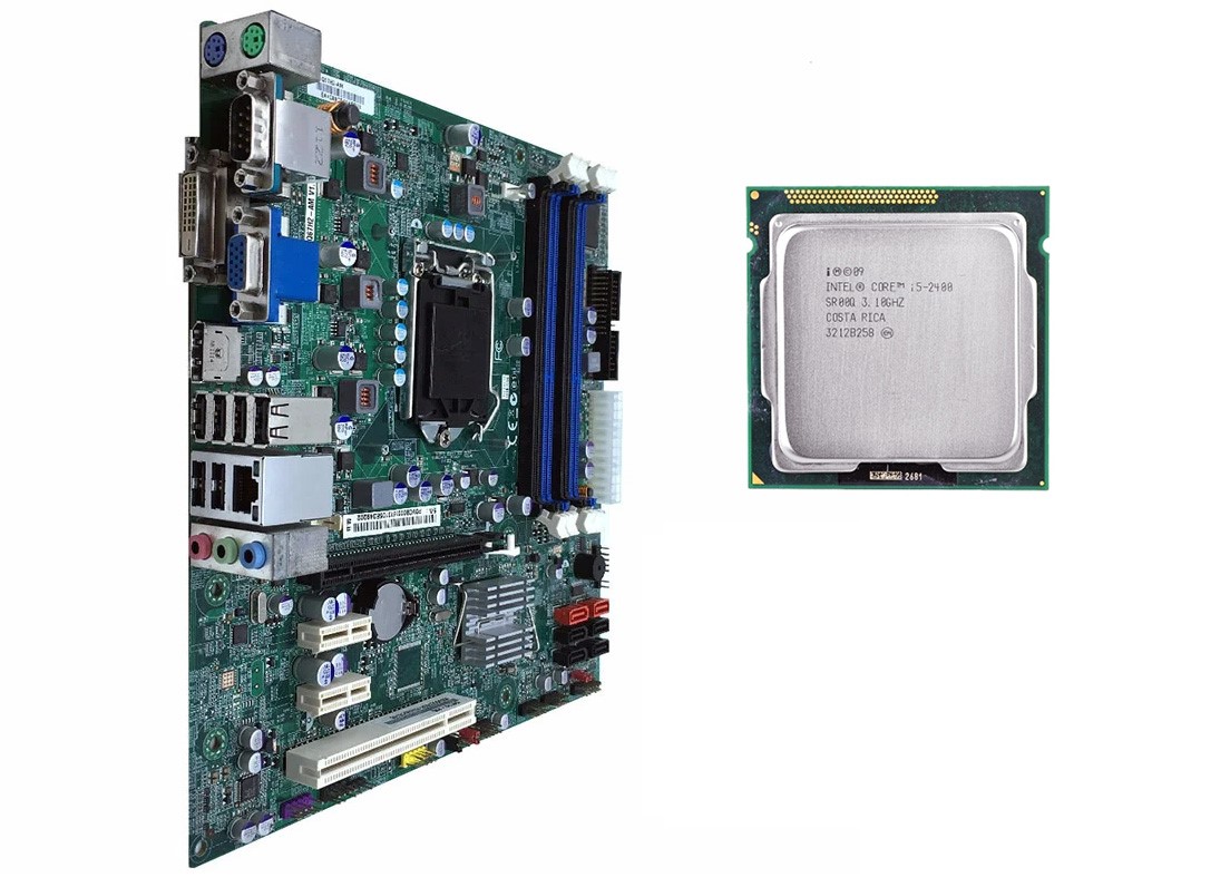 Placa de baza Gateway DT71, Model Q67H2-AM, Socket 1155, mATX, Shield, Cooler + Procesor Intel Core i5-2400, 3.10GHz + 4GB DDR3 1155 imagine noua 2022