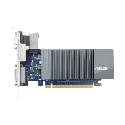Placa video asus nvidia geforce gt 710, 2gb ddr5 64 bit, hdmi, dvi, vga, high profile