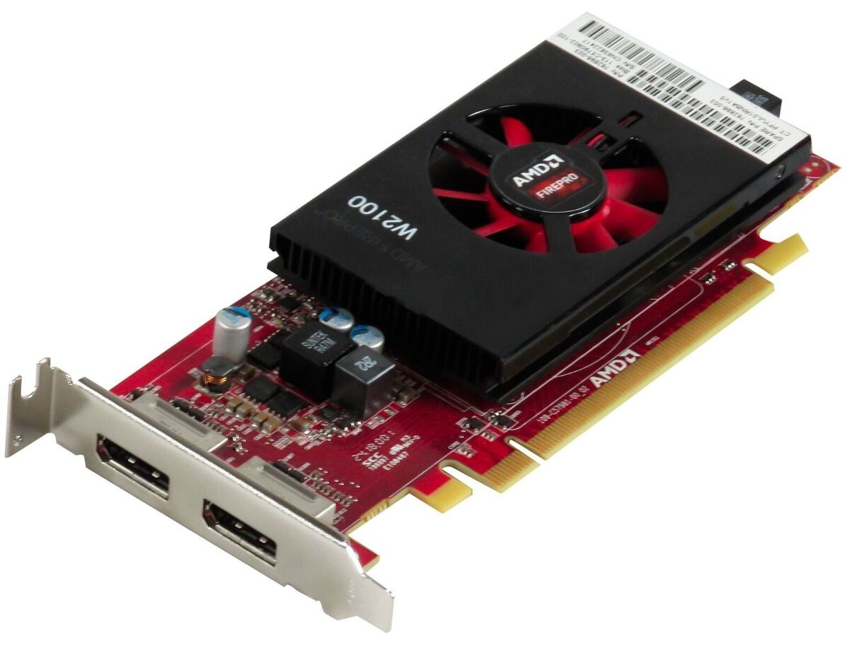 Placa Video AMD FirePro W2100, 2GB GDDR3 128-bit, 2x Display Port, Low Profile