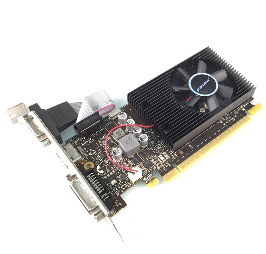 Placa video PCWinMax GeForce GT730 Kepler, 4GB GDDR5, 64Bit, VGA, DVI, HDMI, High Profile, Noua 4GB imagine noua 2022