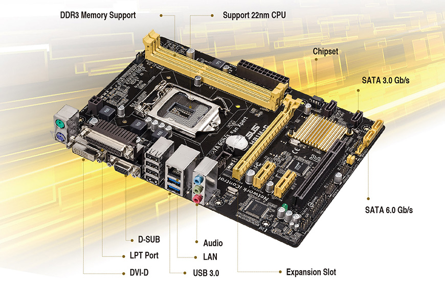 Placa de baza Asus H81M-C, Socket 1150, mATX, Shield, Cooler, Suporta CPU Gen 4