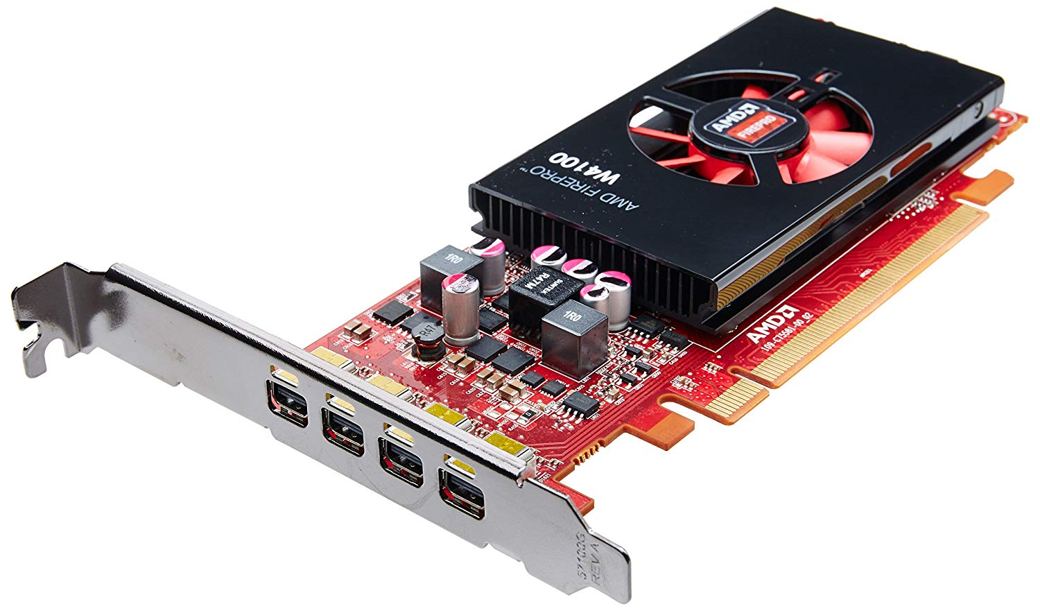 Placa video Dell AMD FirePro W4100, 2GB GDDR5, 4x Mini Display Port, High Profile