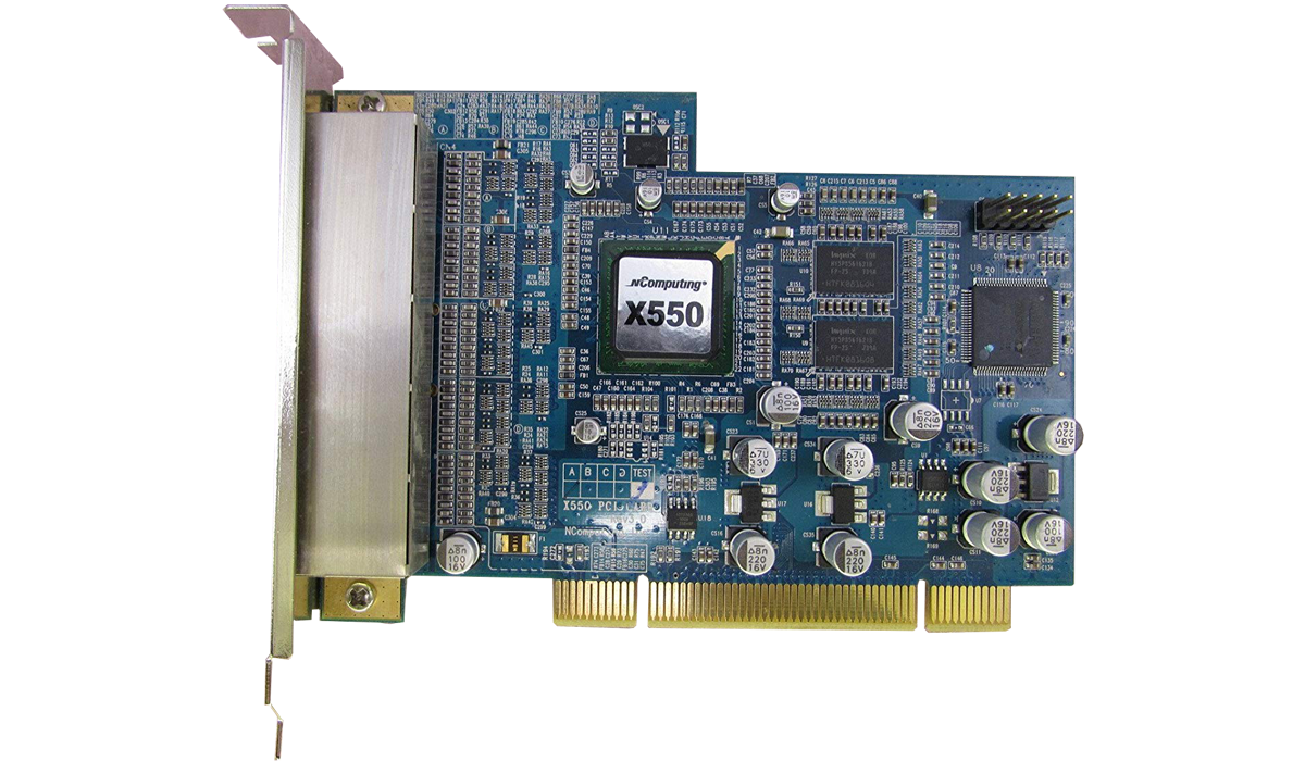 Placa de retea NComputing X550 X-Series, 5x RJ-45, PCI