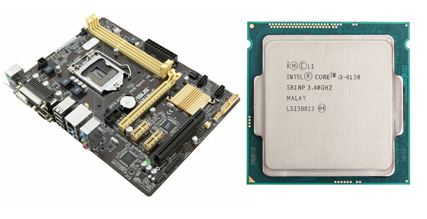 Placa de baza Asus H81M-C, Socket 1150, mATX, Shield, Cooler + Procesor Intel Core i3-4130 3.40GHz, 3 MB Cache 1150 imagine noua 2022