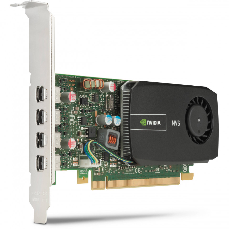 Placa video Nvidia NVS 510, 2GB GDDR3, 4x Mini Display Port, 128 Bit 128 imagine noua 2022