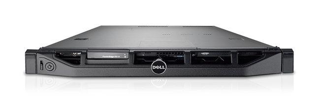 Server Dell PowerEdge R310,Intel Quad Core X3430 2,4GHz-2,8GHz, 4GB DDR3, 2x 320GB SATA, DVD-ROM, SAS6IR, 2X PSU Hot Swap