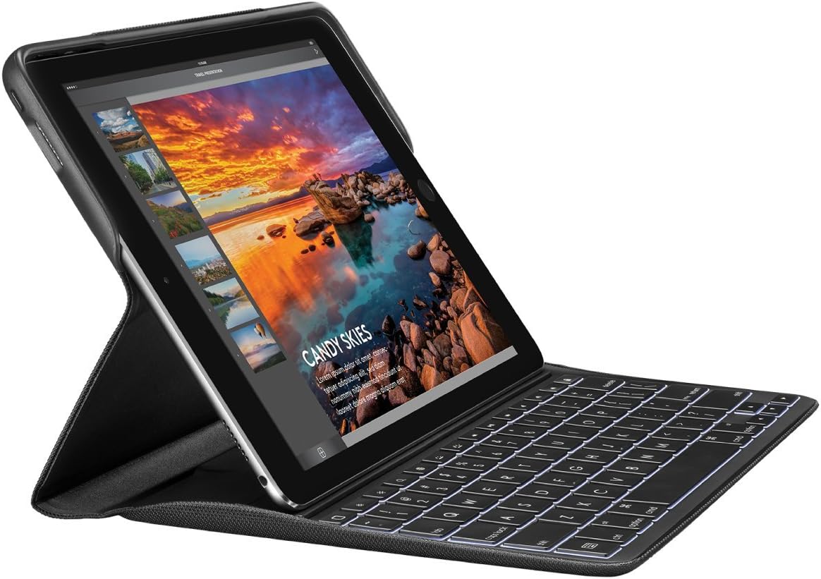 Husa Noua Logitech Create pentru iPAD Pro 9,7", US, Neagra