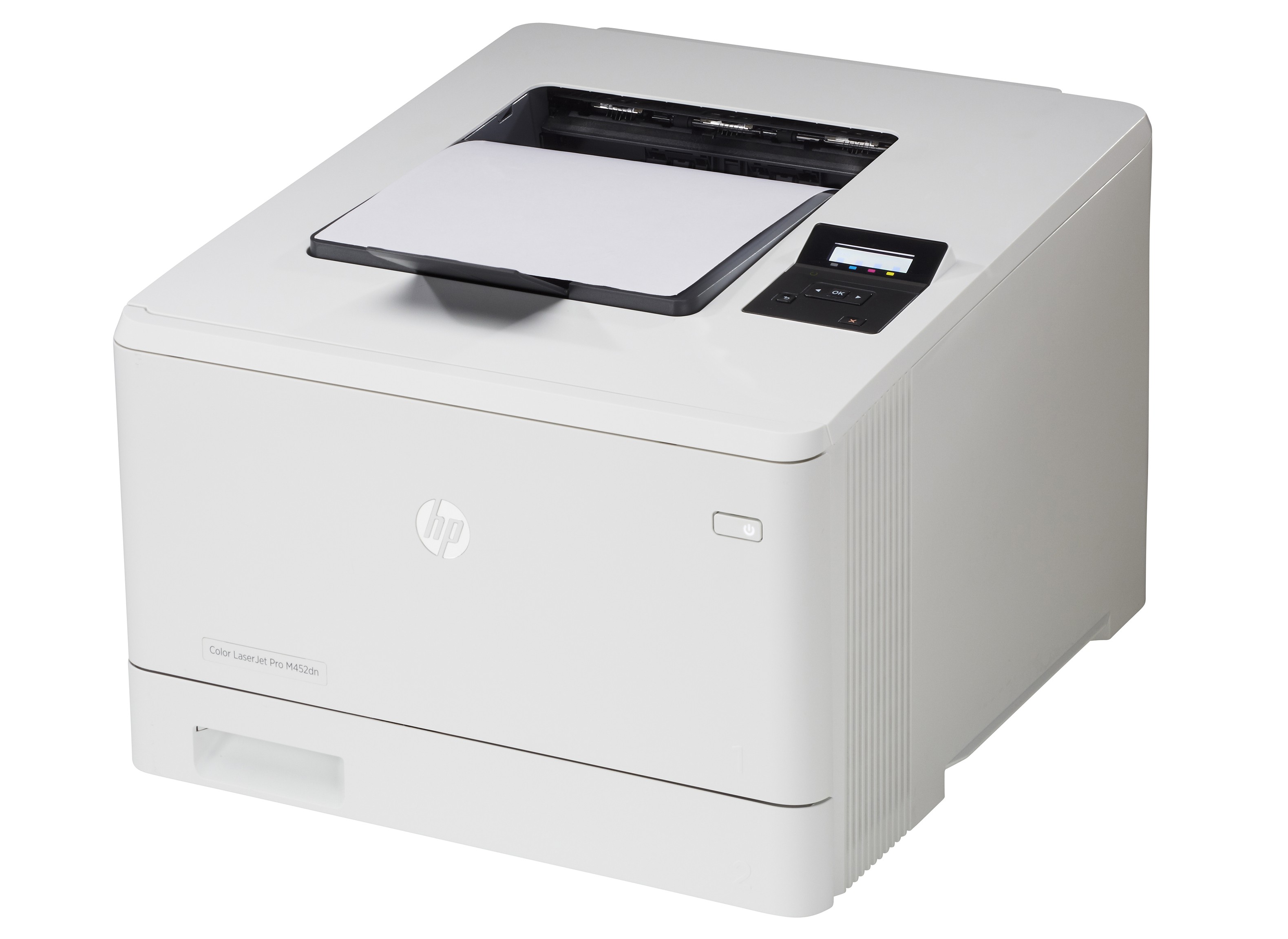 Imprimanta Second Hand Laser Color HP M452DN, A4, 27 ppm, 600 x 600 dpi, Duplex, Retea, USB