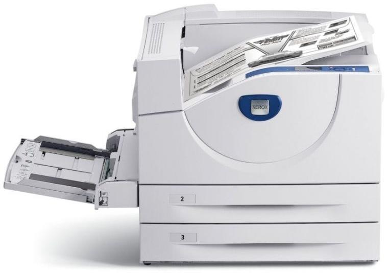 Imprimanta Second Hand Laser Monocrom XEROX Phaser 5550N, A3, 28 ppm, 600 x 600 dpi, Retea, USB, Paralel