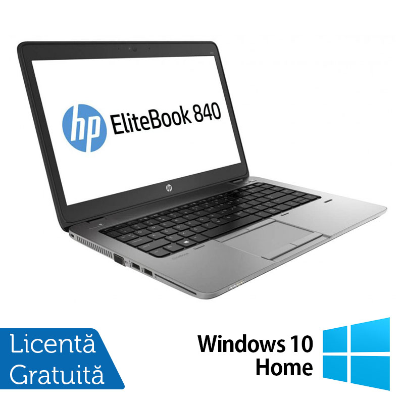 Laptop Hp Elitebook 840 G2, Intel Core I5-5300u 2.30ghz, 8gb Ddr3, 240gb Ssd, 14 Inch, Webcam + Windows 10 Pro