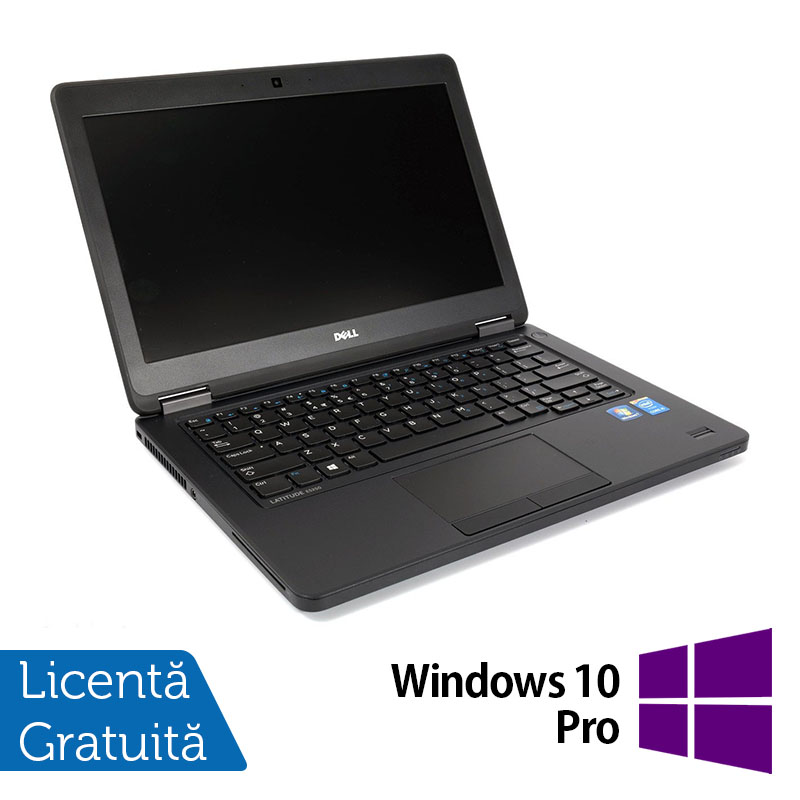 Laptop DELL Latitude E5450, Intel Core i5-5300U 2.30GHz, 8GB DDR3, 240GB SSD, 14 Inch HD+, Webcam + Windows 10 Pro