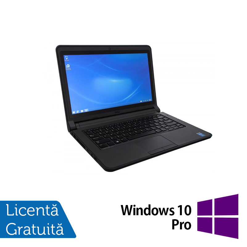 Laptop DELL Latitude 3340, Intel Core i3-4005U 1.70GHz, 4GB DDR3, 320GB SATA, 13.3 Inch + Windows 10 Pro